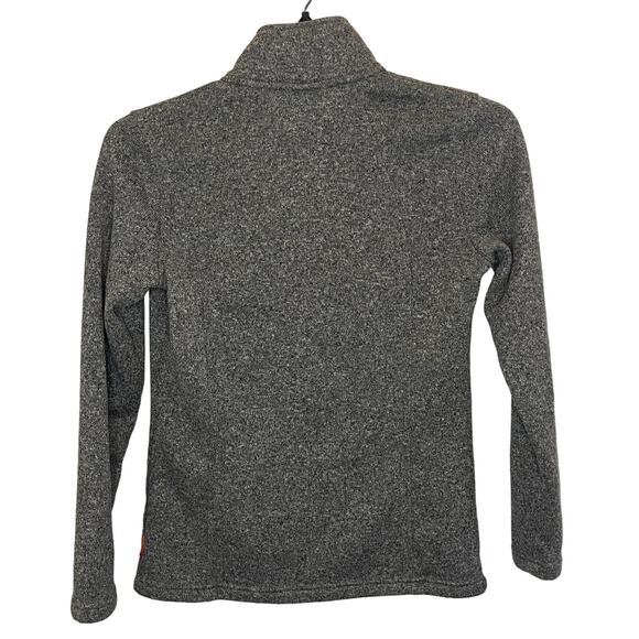 Merrell Womens Full Zip Sweatshirt | Heavy Weight Warm | Marled Gray Size Small - Picture 3 of 5